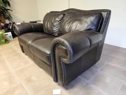 Brown Leather Couch