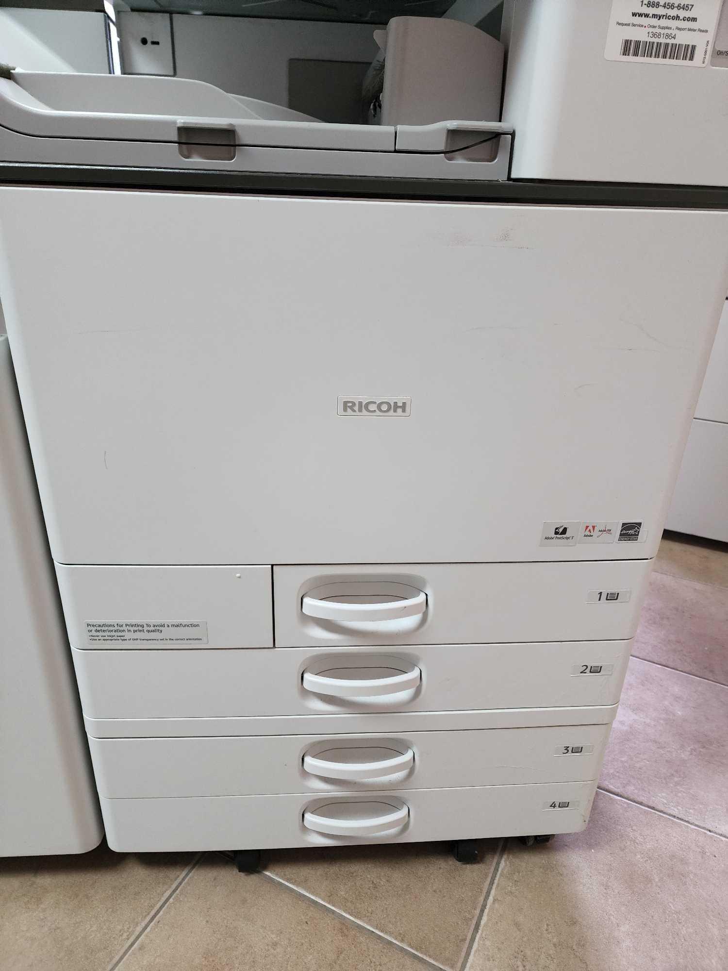 Ricoh MP C4503 Multifunction Copier w/4 Trays, Srl. #C85078466