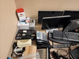 Mannequin, Security Clothing, HP Computer Monitors, Keyboards, Evolis Card Printers, Iron Board,
