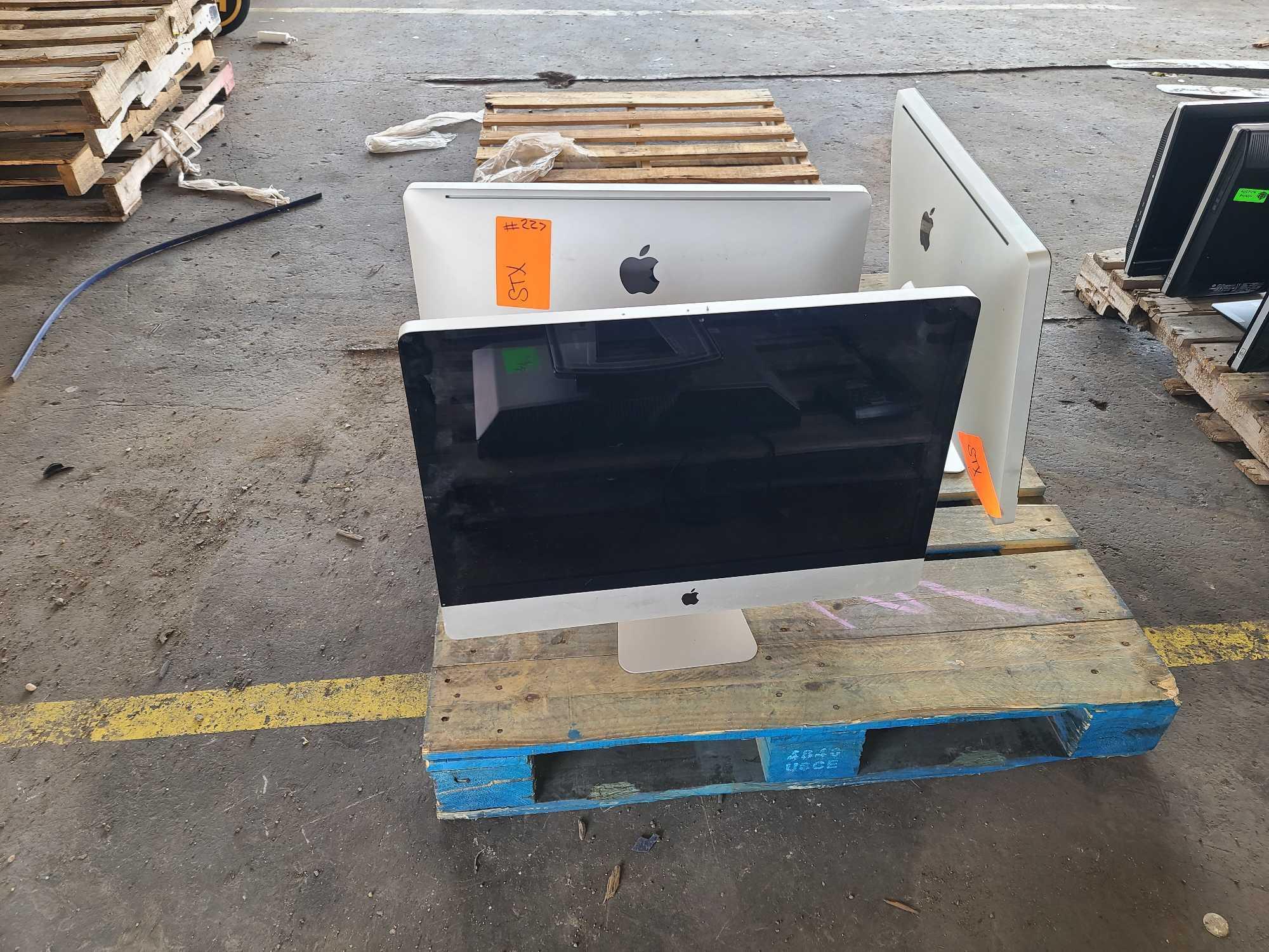 (3) Apple iMac Monitors