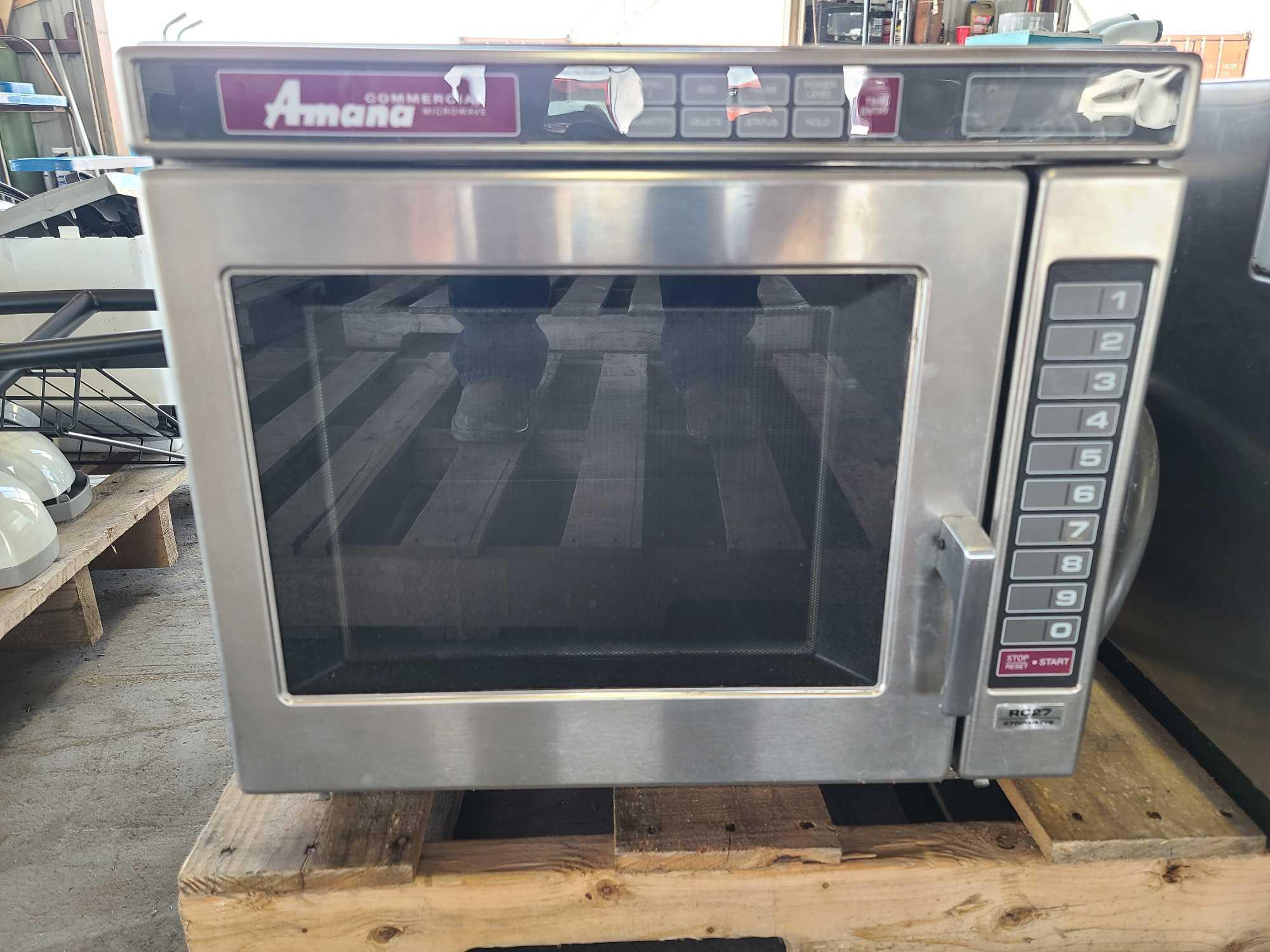 (4) Amana Commercial Microwaves