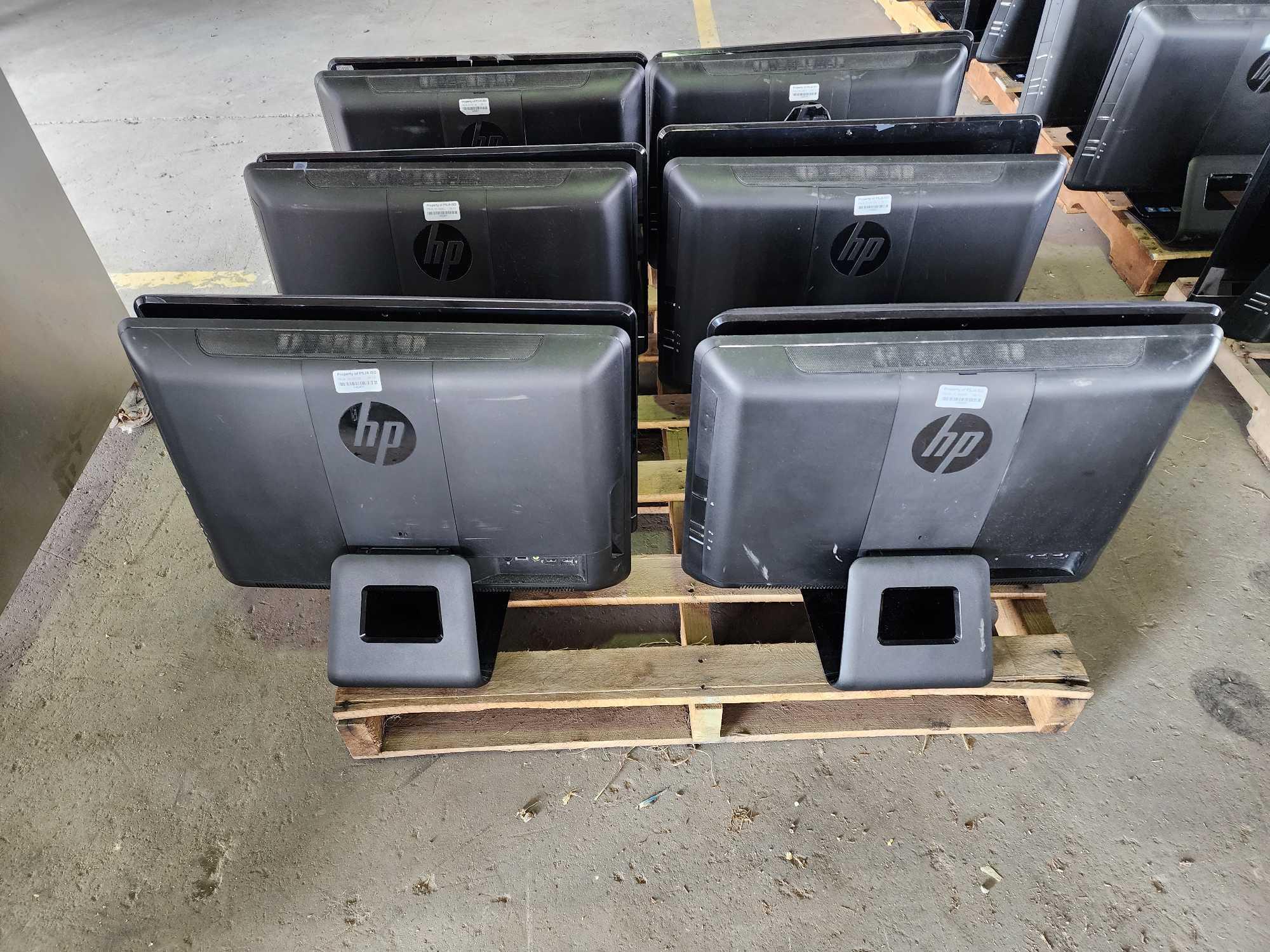 (12) HP Compaq 8200 Elite AiO Monitors