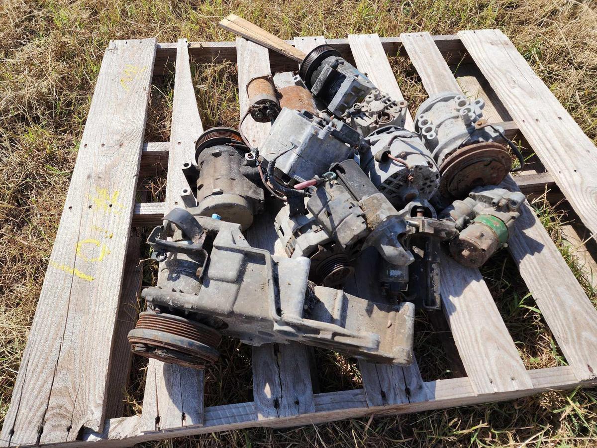 Group of Alternator Misc. Parts
