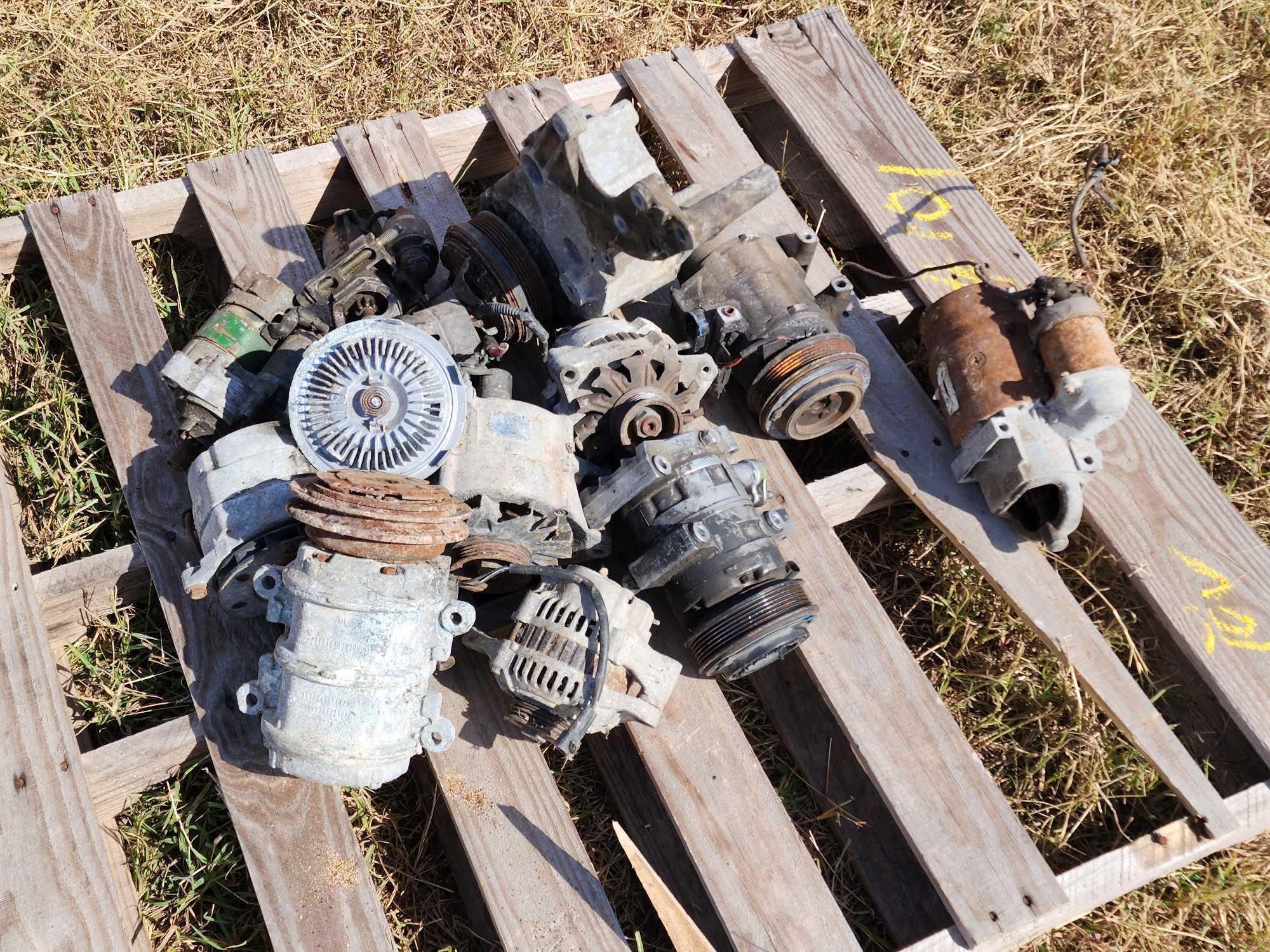 Group of Alternator Misc. Parts