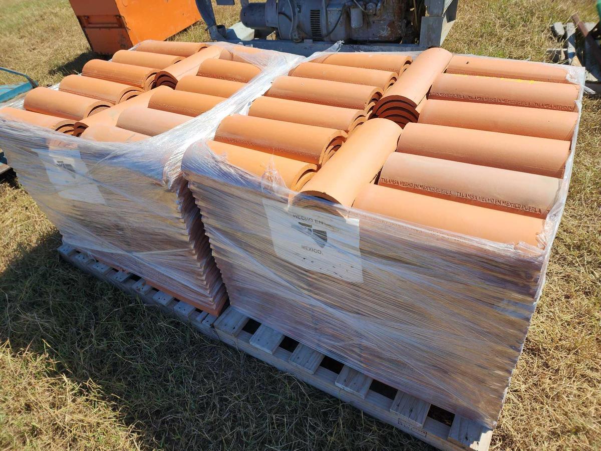 (2) Pallets of Clay Tile for Roofing