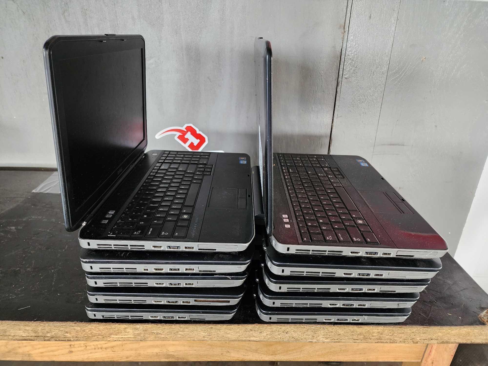 (10) Dell Latitude Laptops