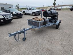 1/4 Steel BBQ Pit Smoker Made to Look Like a Pistol