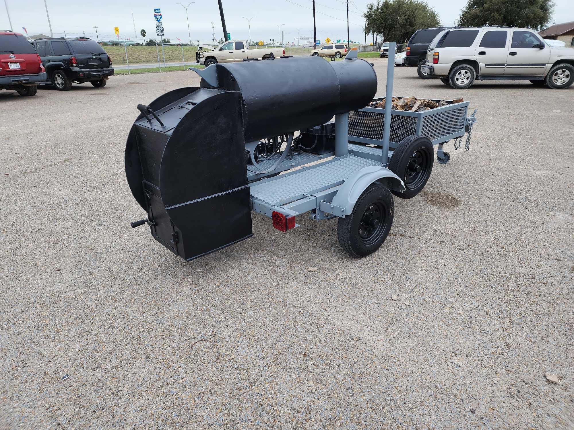 1/4 Steel BBQ Pit Smoker Made to Look Like a Pistol