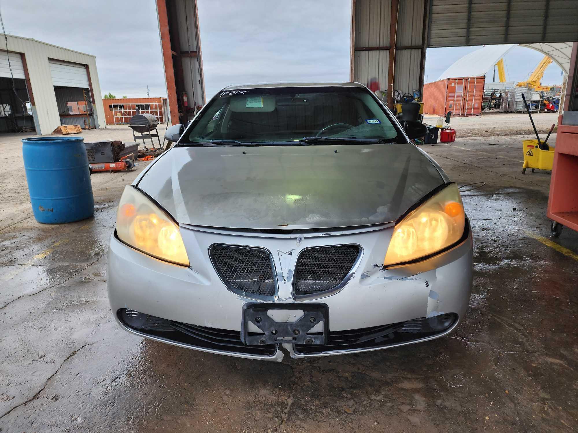 2007 Pontiac G6 Passenger Car, VIN # 1G2ZG58B574275263