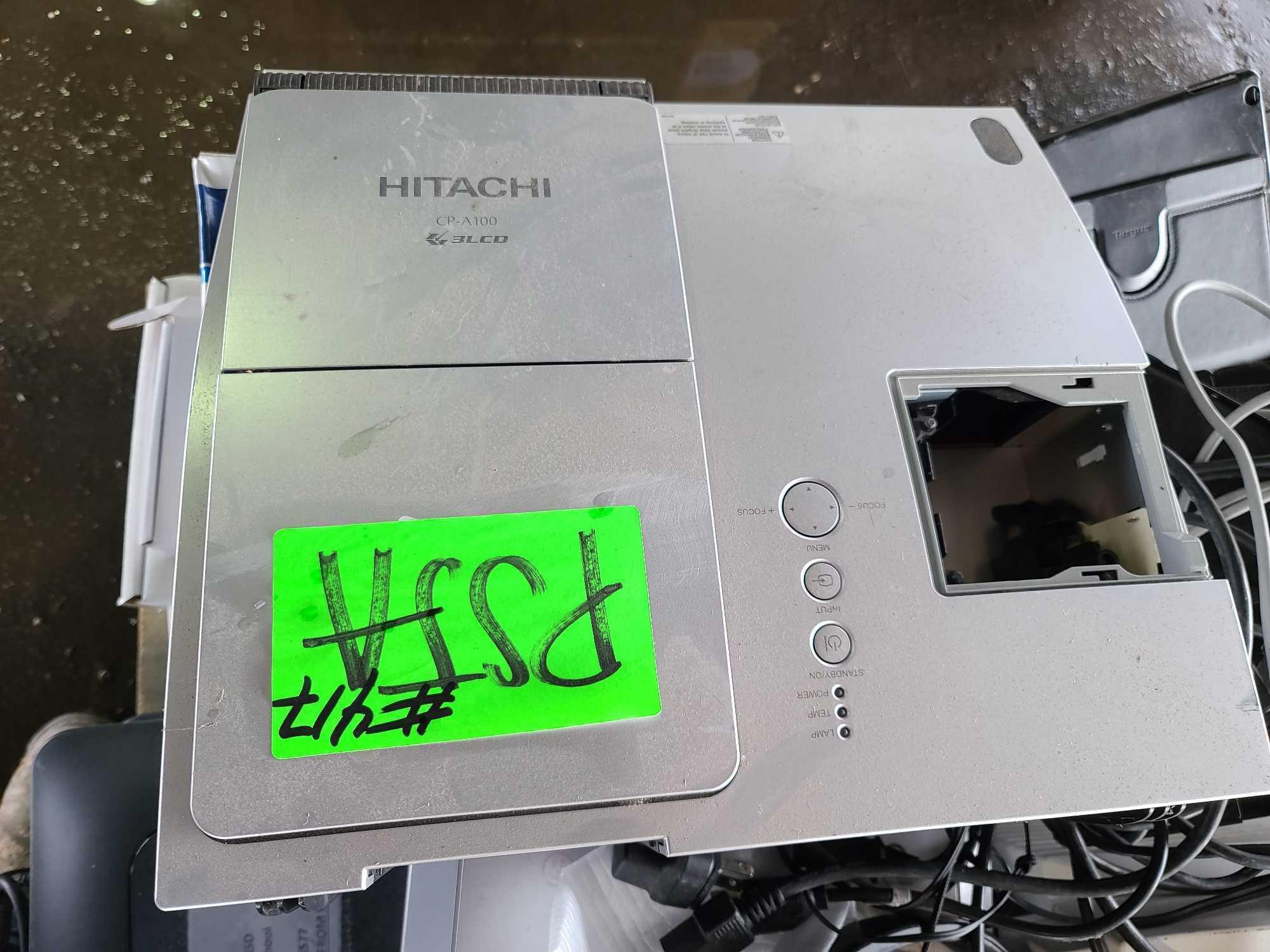 Hitachi CP-A100 3LCD Projector, HP Scanjet G4050 Flatbed Scanner, OTC Wireless Wiser 2400
