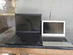 (1) Dell Latitude E5500 Laptop & (1) Samsung Chrome Laptop