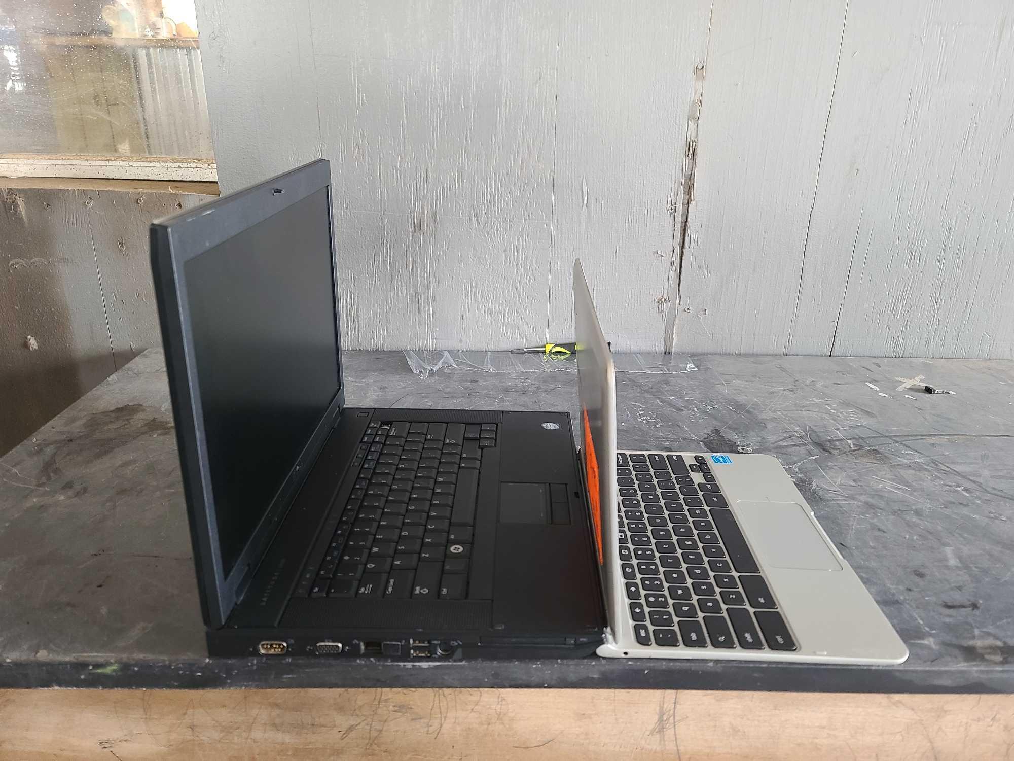 (1) Dell Latitude E5500 Laptop & (1) Samsung Chrome Laptop