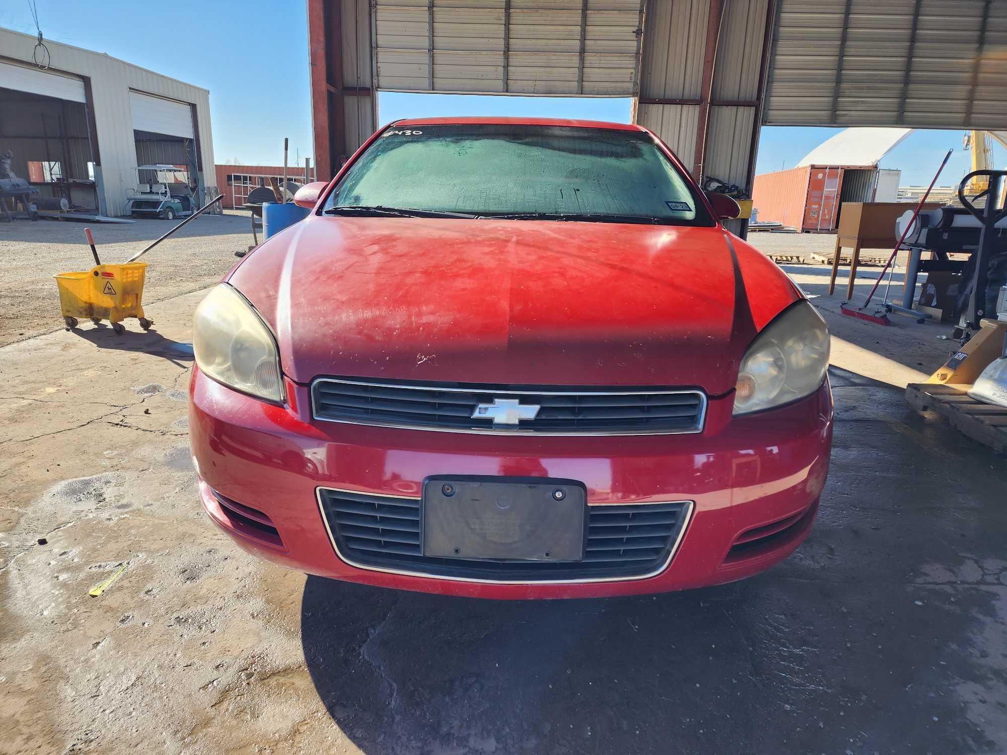 2008 Chevrolet Impala Passenger Car, VIN # 2G1WS553581250007