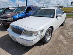 1998 Mercury Grand Marquis Passenger Car, VIN # 2MEFM75W7WX608188