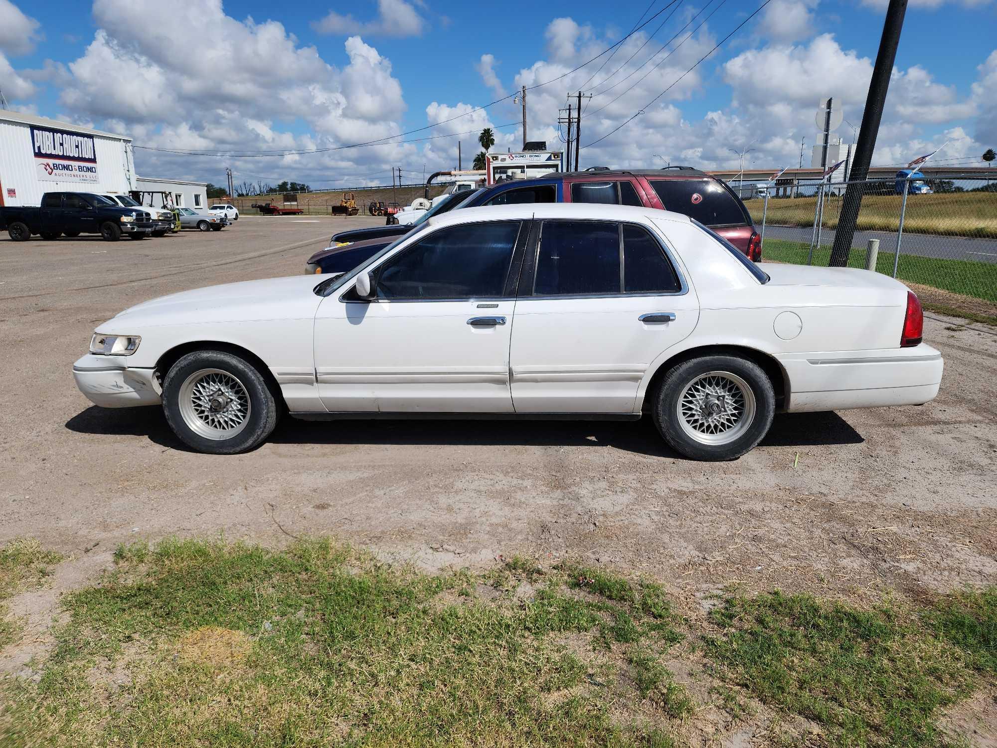 1998 Mercury Grand Marquis Passenger Car, VIN # 2MEFM75W7WX608188