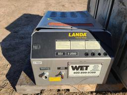 LANDA SEA4-20024G WATER PRESSURE WASHER, Srl. #11065050-162437 W/CABINET