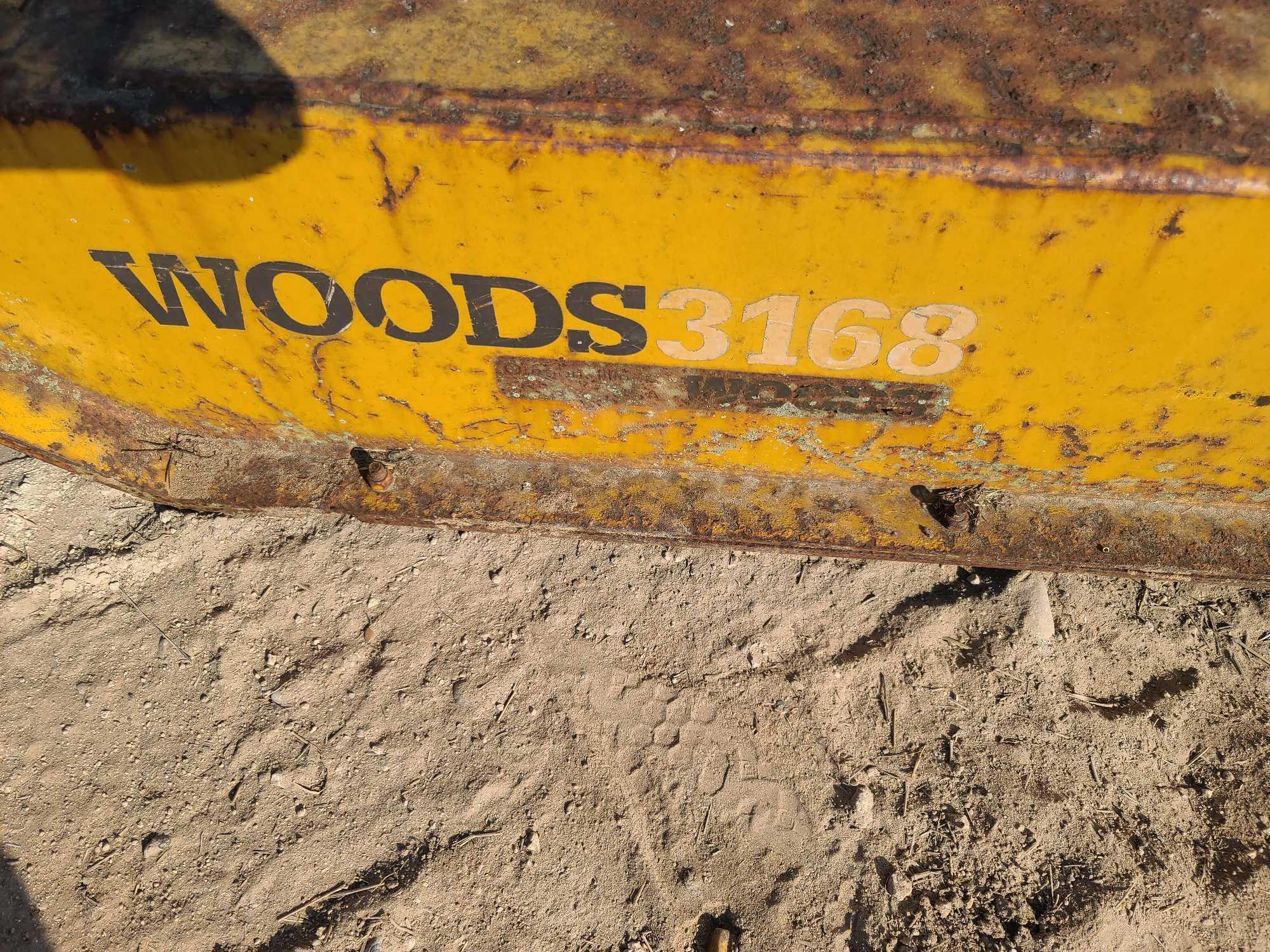 WOODS 3168 Rotary Mower Model No 31680 Serial No 882217