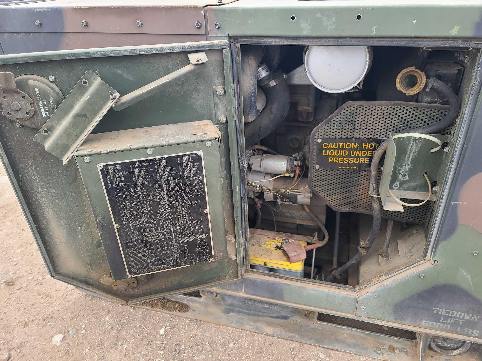 MEP802A 5KW 60 HZ Military Diesel Generator (Serial No. FZ 12937) HRS 19682