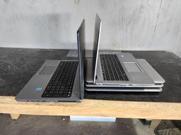 (4) HP EliteBook 840 G3 Laptops, (1) HP Laptop