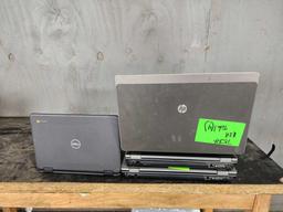 (1) Dell Laptop, (3) HP Probook Laptops