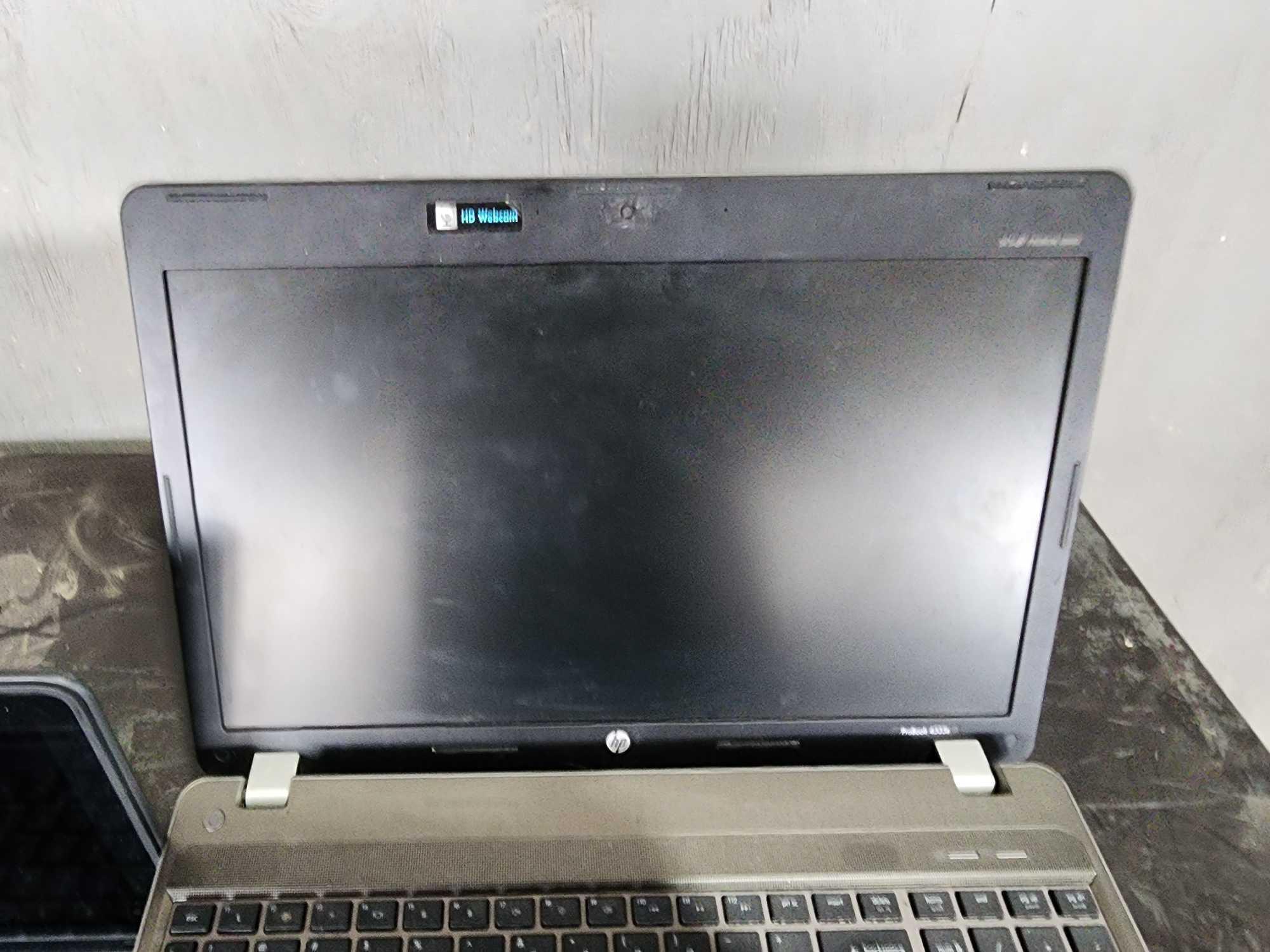 (1) Dell Laptop, (3) HP Probook Laptops