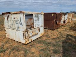 (4) Trash Containers 4YD Wastequip May Fab (times the money)