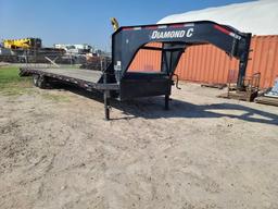 2021 Diamond C Trailer 30' Gooseneck Trailer, VIN # 46UFU3029M1233447