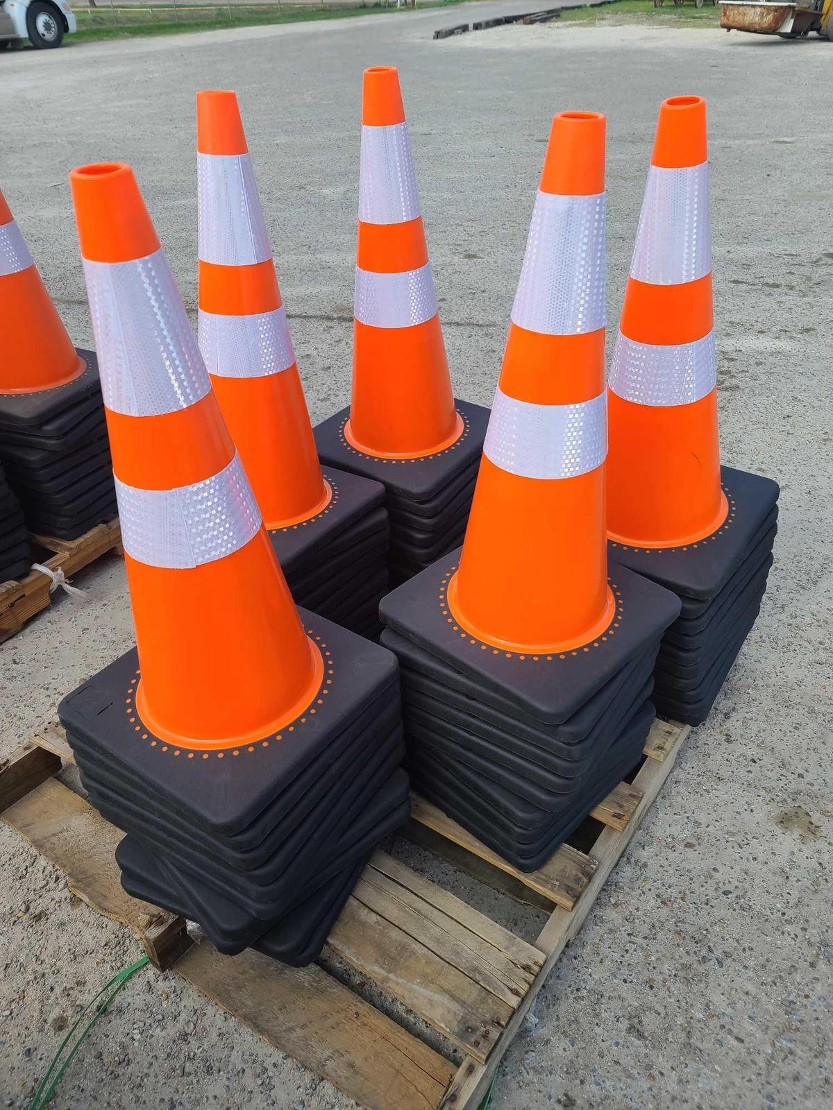 Unused 2022 (50) Safety Highway Cones