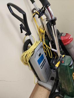 Group of Assorted Vacuum Cleaners (CleanMax, Advance, Sanitaire Commercial)