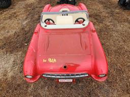 Red Corvette Coin Operated Kiddie Ride