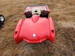 Red Corvette Coin Operated Kiddie Ride