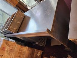 Stainless Steel Sandwich Prep Table w/ 6 Cabinets, APW Countertop Warmer