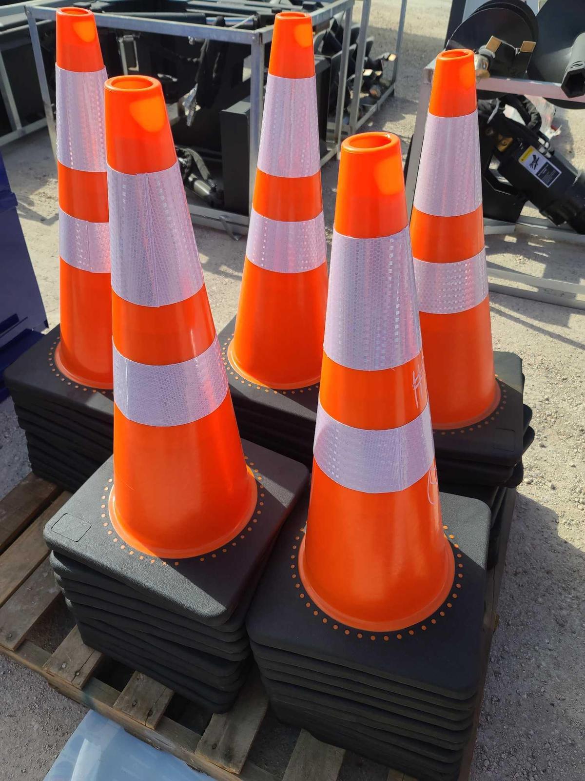 Unused 2022 (50) Safety Highway Cones