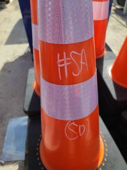 Unused 2022 (50) Safety Highway Cones