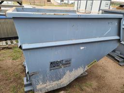 Wright 30055 3 Cubic Yard Self-Dumping Hopper