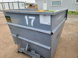 Wright 30055 3 Cubic Yard Self-Dumping Hopper