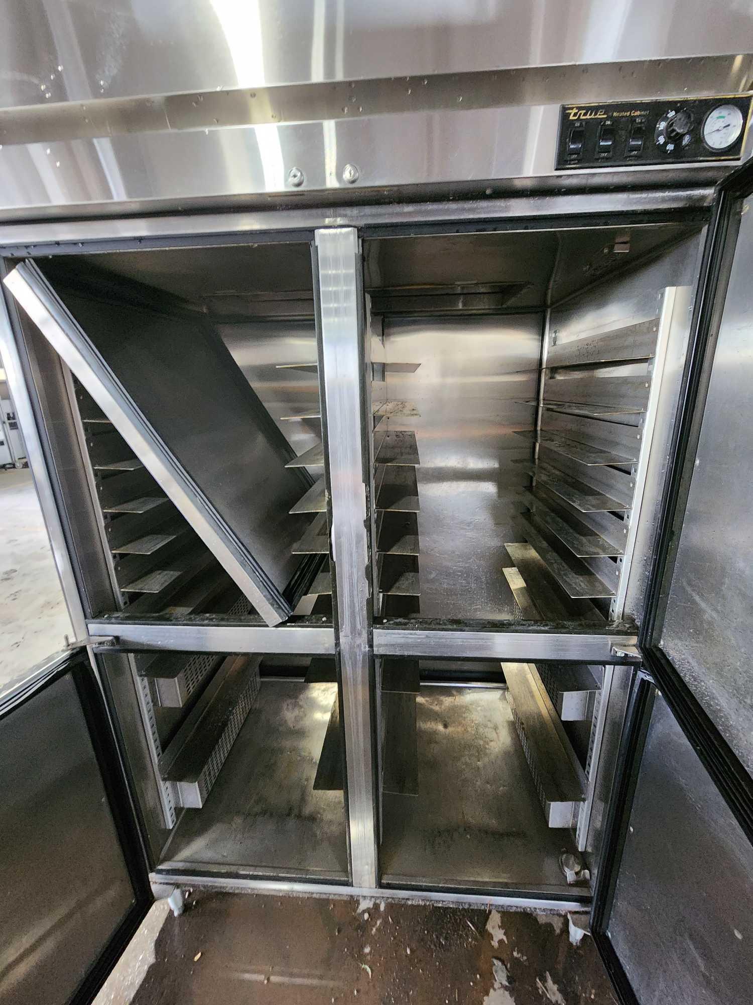 True Reach-In Stainless Steel Heated Cabinet