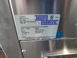 (2) MOD-U-SERVE Metal Food Serving Counters