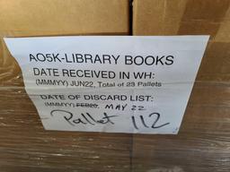 (2 Pallets) of Library Books