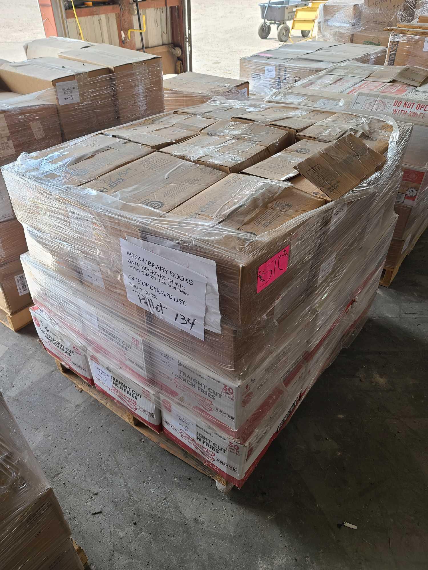 (2 Pallets) of Library Books