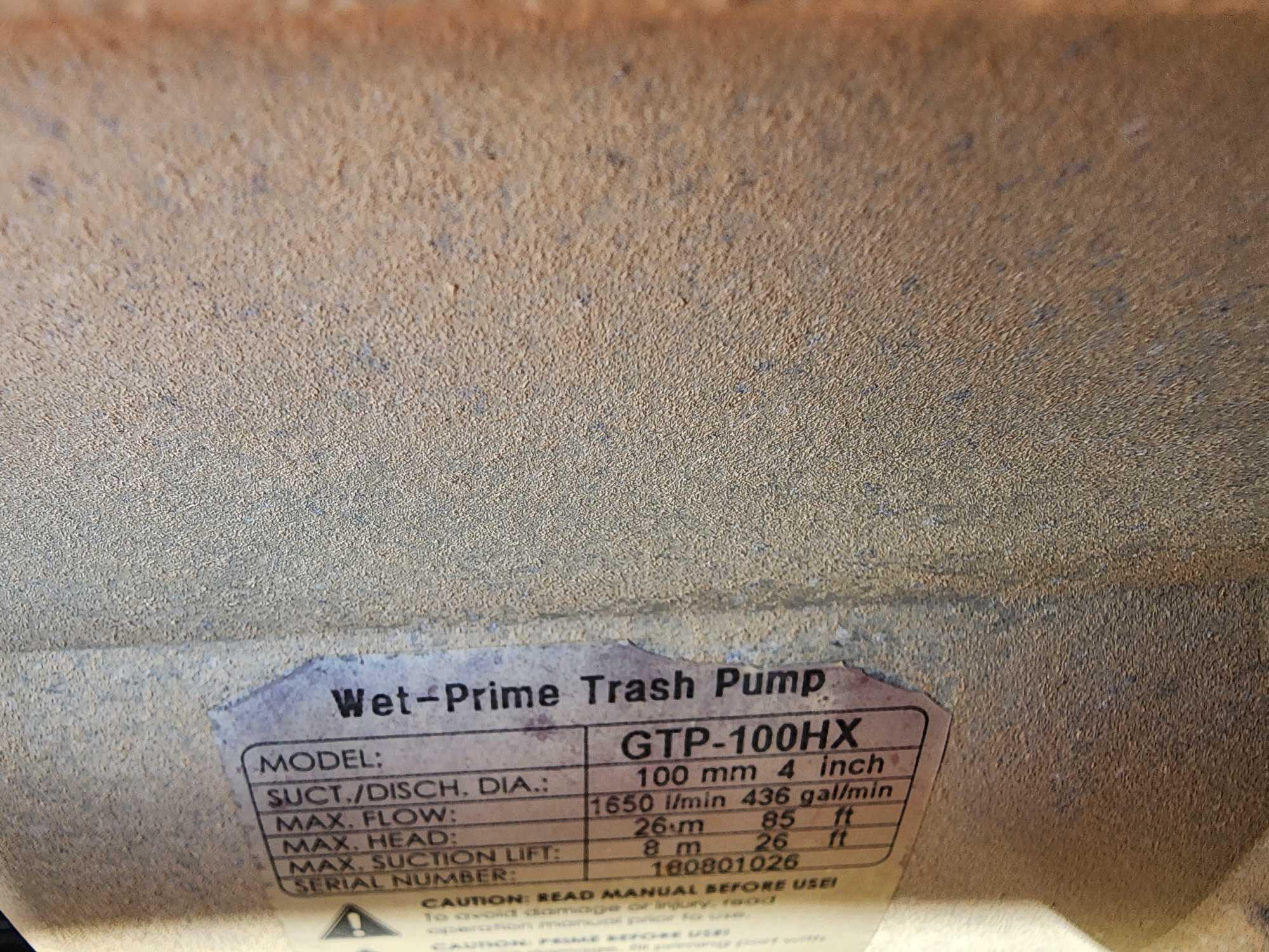 Godwin GTP-100HX Wet-Prime Trash Pump