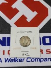 (1) 1942 Rare Silver Mercury Dime