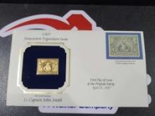 (1) 22 Kt 1st Day Commemorative Stamp