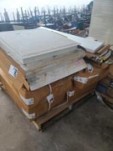 (1) Pallet of Group of Steel Access Doors and Linear Light Fixtures