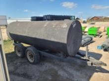 Portable Water Tank on Trailer