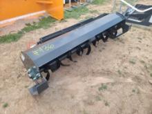 2023 Unused Wolverine TL-12-72W 72 in Hydraulic Rotary Skid Steer Tiller Attachment