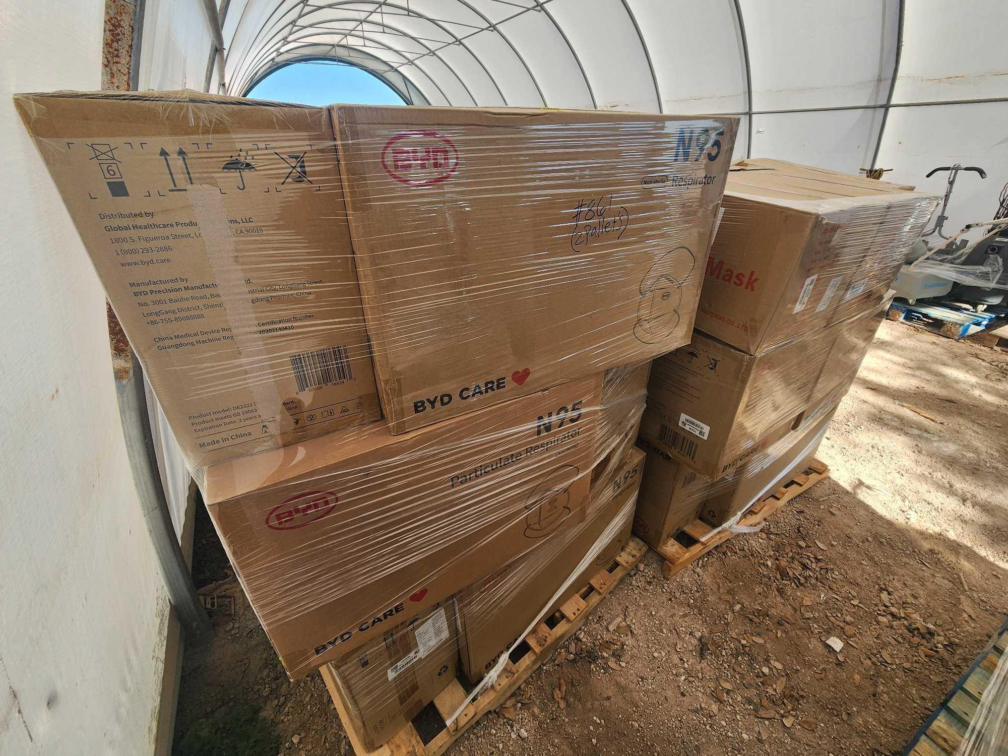 2 Pallets containing