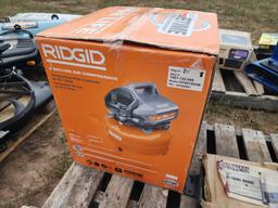 Rigid 6 Gallon Air Compressor, Central Machinery 30" Bending Brake, Plus