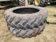 2 Goodyear 480/80R50 Tractor Tires
