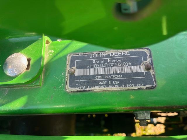 JD 630F HYDRAFLEX GRAIN PLATFORM